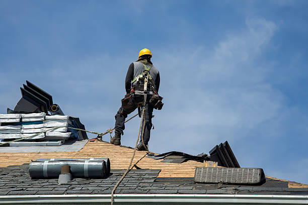 Professional Roofing technician working in Cedar Mountain, NC